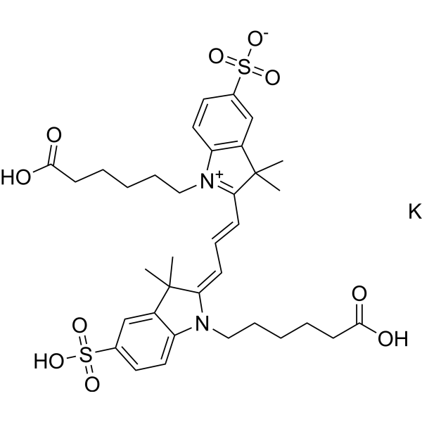 Cyanine 3 bihexanoic acid dye potassium (Cyanine 3 bihexanoic acid dye potassium) 762260-71-9